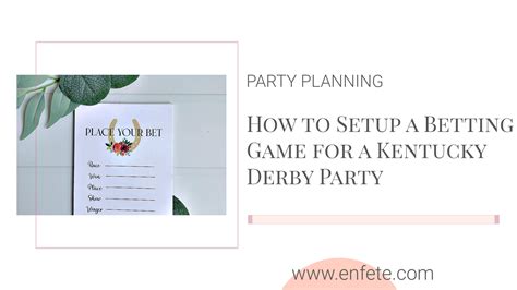 kentucky derby party gambling|Derby Day .